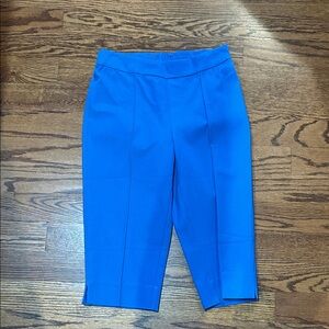 Isaac Mizrahi Blue Cropped Pants